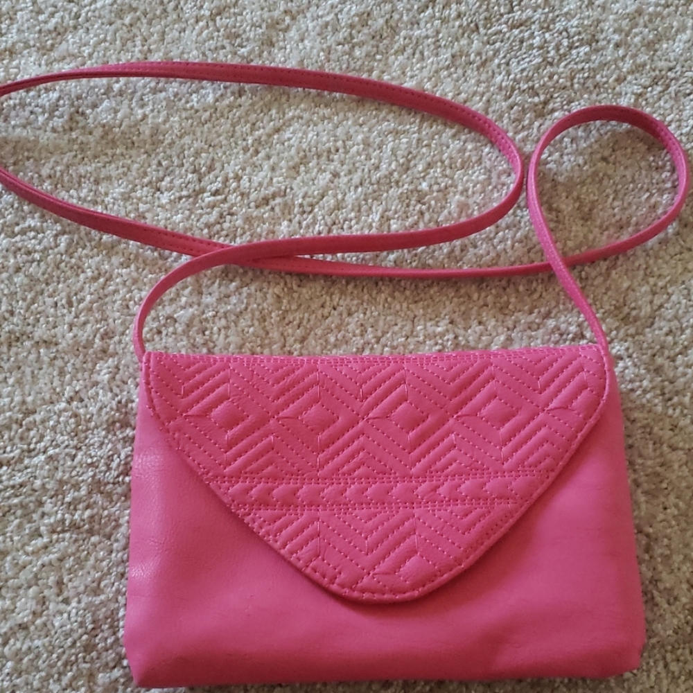 Bubblegum Pink mini crossbody bag